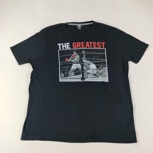 Old Navy Collectabilitees Shirt Mens‎ 2XL Black The Greatest Boxing Graphic Ali